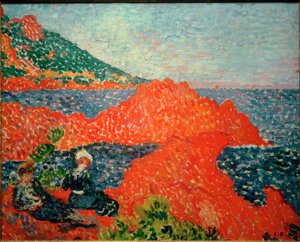 Le Roches rouges Agay-ban alkotó: Louis Valtat