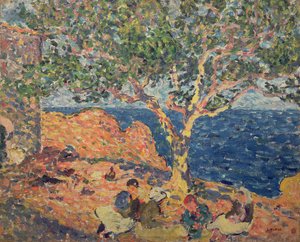 Mediterrán táj (olaj, vászon)