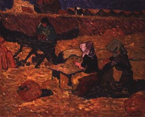 The Fish Scalers (olaj, vászon) alkotó: Louis Valtat