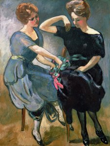 A két nővér, 1912 körül (olaj, vászon) alkotó: Louis Valtat