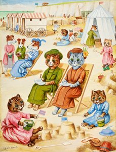 Nyaralás ideje alkotó: Louis Wain