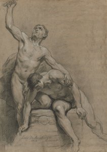 Két férfi akt, 1710.