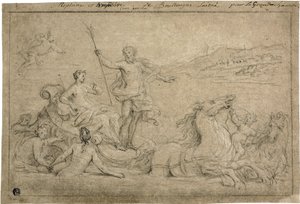 Neptunusz és Amfitrit diadala, 1706-07 alkotó: Louis de Boullongne