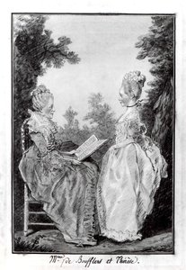 Madame la Comtesse de Boufflers és Thérèse, 1760-as évek közepe.