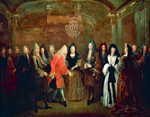 XIV. Lajos fogadta II. Frederick Augustus szász választófejedelmet Fontainebleau-ban szeptember 27-én