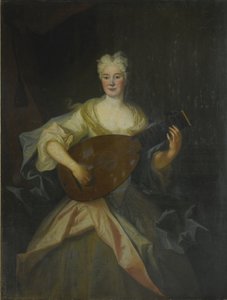 Anna Constantia, Cosel grófnő 1680-1765 portréja, szül. von Brockdorff