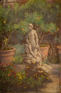 Fountain in a Garden, Cairate, Lombardia, 1875-1877.
