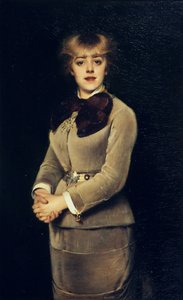 Jeanne Samary színésznő portréja, 1879.