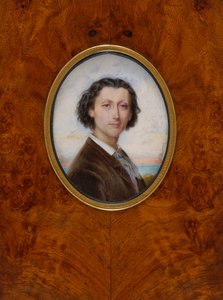 Liszt Ferenc zeneszerző portréja 1811-1886, 1836. alkotó: Louise Besnard née Vaillant