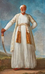 Tipu Sultan által küldött Muhammad Dervish kán, a francia udvar nagykövetének portréja, 1788. alkotó: Elisabeth Louise Vigee Lebrun