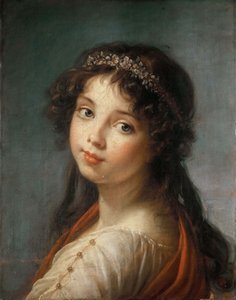 A művész lányának, Jeanne-Lucie-Louise, dite Julie-nak portréja, 1792. alkotó: Elisabeth Louise Vigee Lebrun
