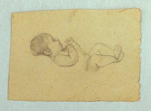 Egy baba tanulmányozása alkotó: Louise Howland King Cox