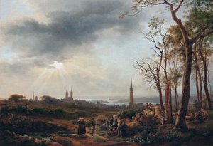 Saint-Pol-de-Léon városának látképe