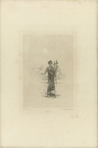 Vázlat az improvizátornak Croquis (cím a tárgyon) alkotó: Lourens Alma Tadema