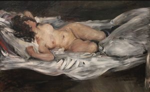 Fekvő női akt alkotó: Lovis (1858-1925) Corinth