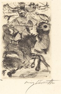 Adhba die Kamelin Adhba, a teve, 1919. alkotó: Lovis Corinth
