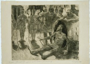 Alekszandrosz és Diogenész alkotó: Lovis Corinth