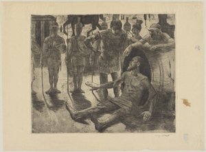 Alexander és Diogenes alkotó: Lovis Corinth