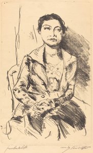 Anneliese Halbe, 1918. alkotó: Lovis Corinth