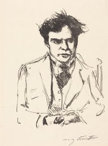 Joseph Schwarz arcképe (Portrait of Joseph Schwarz) alkotó: Lovis Corinth