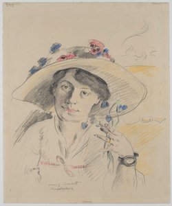 A művész feleségének, Charlotte Berend-Corinth-nak a portréja alkotó: Lovis Corinth