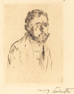 portré tanulmány H. St. (H. St. portrétanulmánya) alkotó: Lovis Corinth