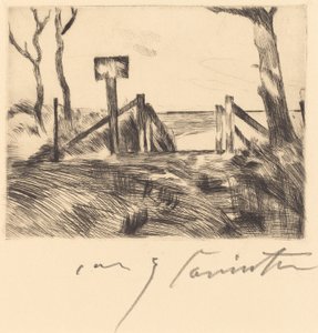 Híd táblával Híd táblával, 1916. alkotó: Lovis Corinth