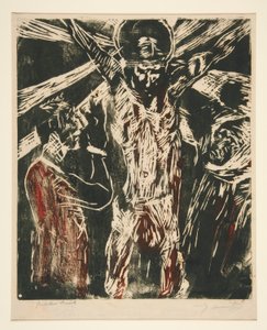 Krisztus a kereszten alkotó: Lovis Corinth