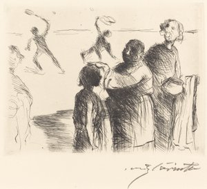 A trimalchiói Gastmahl: pl. II (Trimalchiói lakoma: II. o.) alkotó: Lovis Corinth