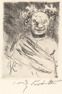 A trimalchiói Gastmahl: pl. I (Trimalchio lakoma: I. o.) alkotó: Lovis Corinth