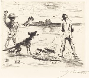 A trimalchiói Gastmahl: pl. VII (Trimalchio lakoma: pl. VII) alkotó: Lovis Corinth