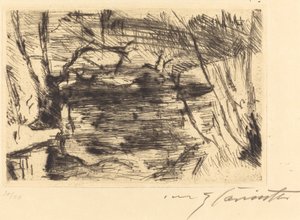 Der Neue See The New Lake, 19201921. alkotó: Lovis Corinth