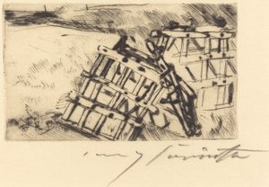 Egge Harrow, 1916. alkotó: Lovis Corinth
