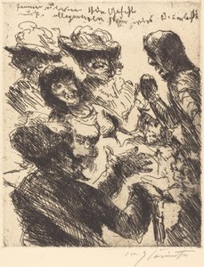 Egy kurva gyönyörű arcának olyan univerzálisnak kell lennie, mint a napfény..., 1923. alkotó: Lovis Corinth