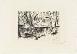 A Tiergartenben alkotó: Lovis Corinth