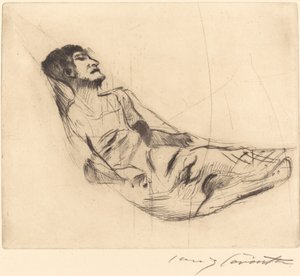 In the Hammock II (In the Hammock II) alkotó: Lovis Corinth