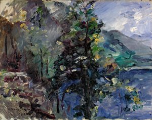 Jochberg a Walchensee-tónál alkotó: Lovis Corinth