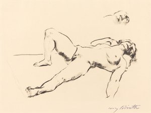 Fekvő női akt II, 1912. alkotó: Lovis Corinth