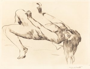 Fekvő női akt. Tanulmány Joseph és Potifhar számára Fekvő nő..., 1915.