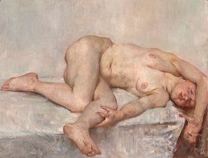 Fekvő női akt alkotó: Lovis Corinth
