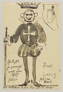 Lovis Corinth Carl Strathmannnak: képeslap, 1902. június 21-i és 1902. június 22-i postabélyegző alkotó: Lovis Corinth