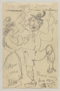 Lovis Corinth Carl Strathmannnak: képeslap, 1904. február 25-i postabélyegző alkotó: Lovis Corinth