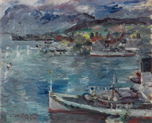 A Luzerni-tó délelőtt alkotó: Lovis Corinth