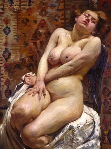 Naná, női akt alkotó: Lovis Corinth