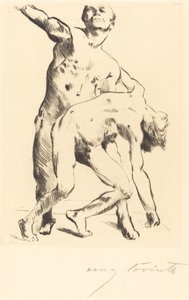 Odüsszeusz és az udvarló Odüsszeusz és az udvarló, 1914. alkotó: Lovis Corinth