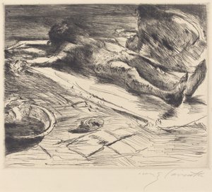 Pietà, 1920. alkotó: Lovis Corinth