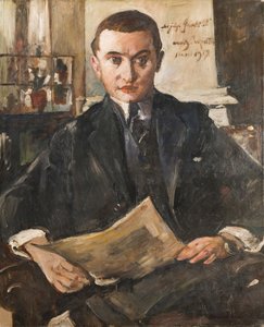 Wolfgang Gurlitt portréja, 1917. alkotó: Lovis Corinth