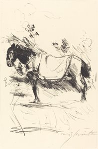 Reitpferd lovagló, 1916. alkotó: Lovis Corinth