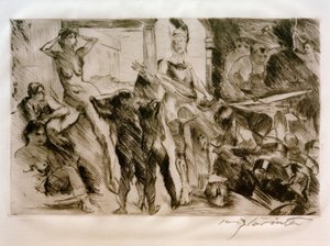 A vulkán kovácsa alkotó: Lovis Corinth