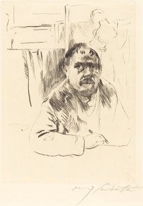 Önarckép bundában alkotó: Lovis Corinth